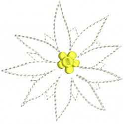 Stickdatei - Bayrisches Edelweiss Doodle